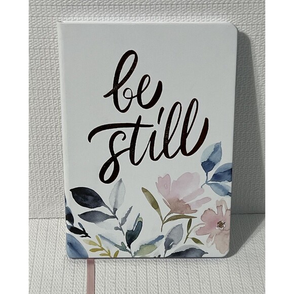 Unbranded Other - BE STILL Hardcover Notebook Journal Lined Bible Texts Flowers